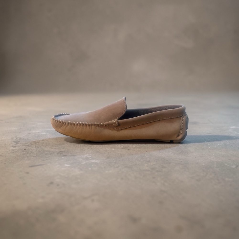 EUROPANN MONZA Taupe Nubuck Loafers Men’s EU Size 43 = US Size 10.5